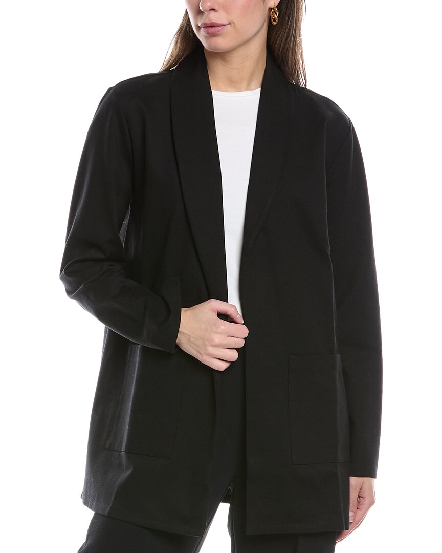 

Кардиган с воротником-шалью EILEEN FISHER, черный