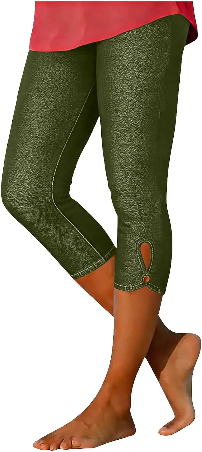 

Женские джинсы-капри с высокой талией и завышенной посадкой