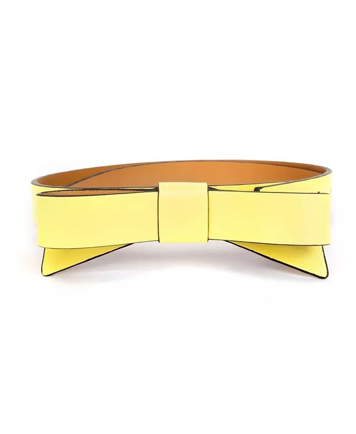 

Женский кожаный ремень с бантом Kate Spade New York, черный