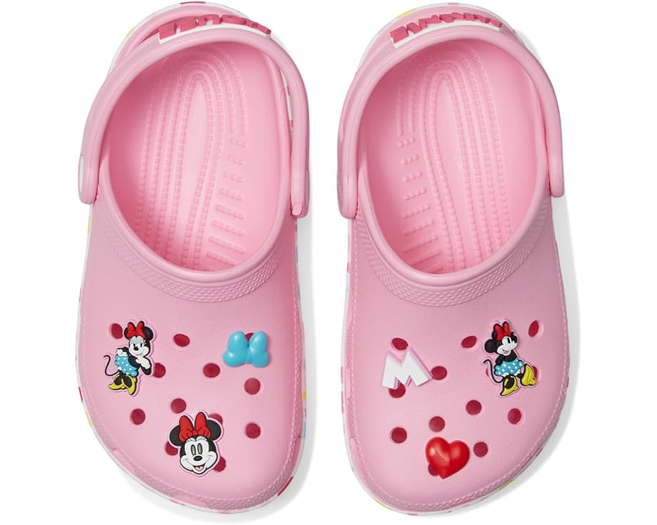 Сабо Crocs Kids Disney Mickey Minnie Mouse Clogs, цвет Pink/Minnie Jibbitz — фото 2