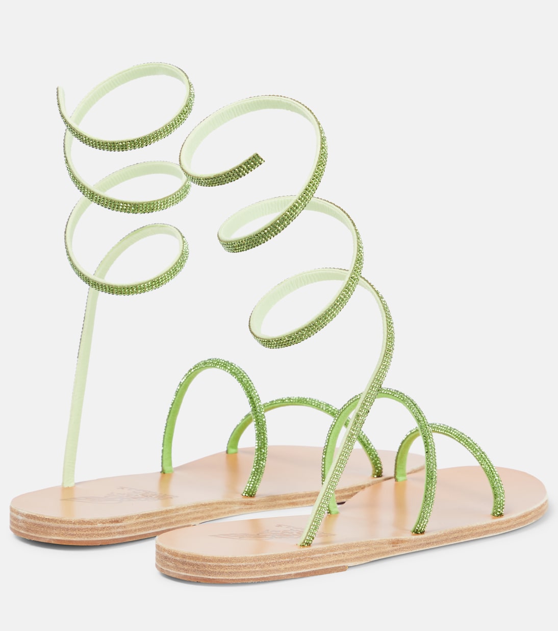 Сандалии из кожи Офис Ancient Greek Sandals, Peridot — фото 3