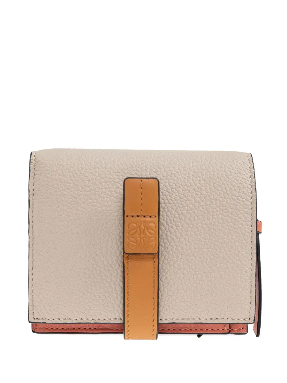 

Кожаный кошелек с ремешком LOEWE, серый