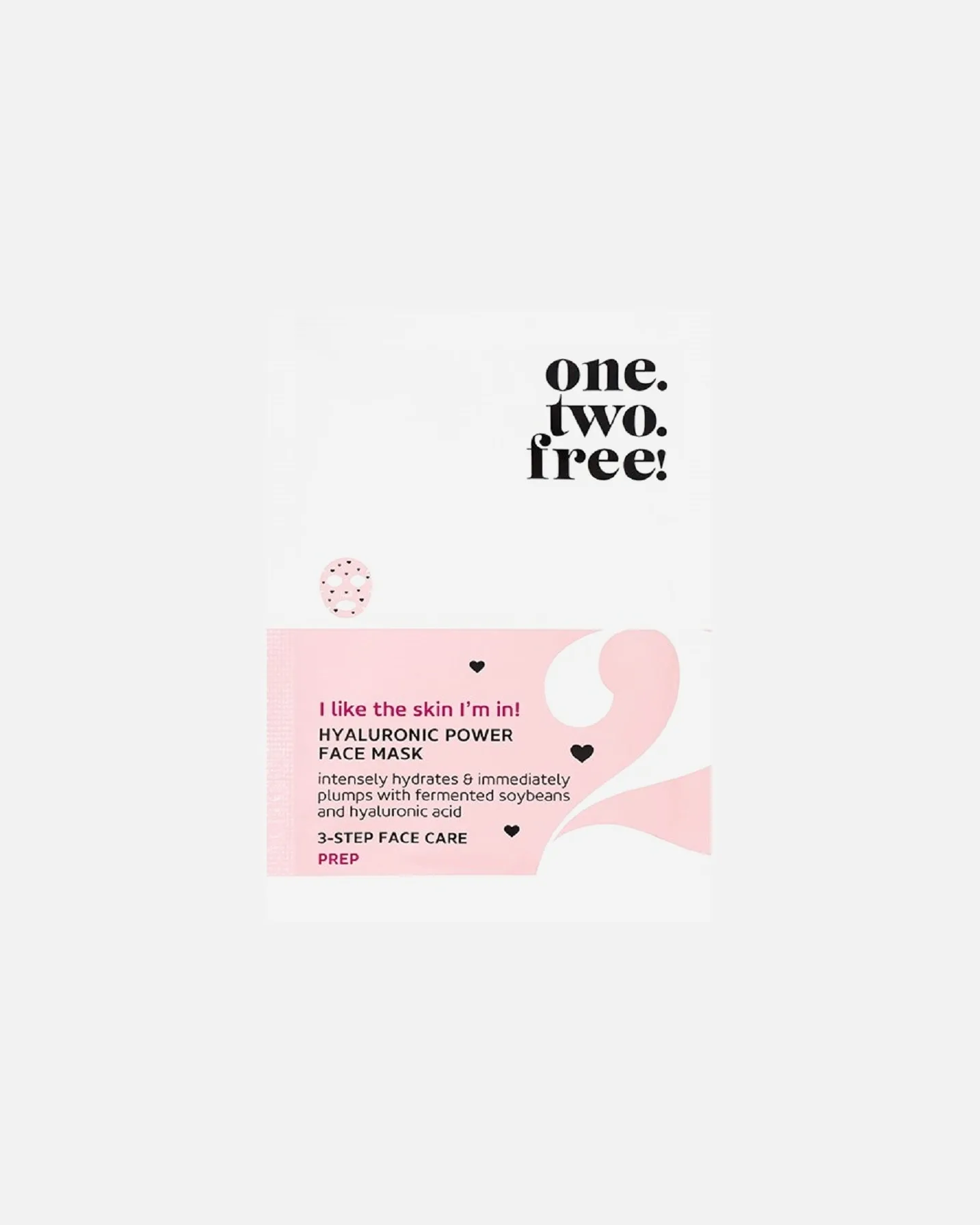 Тканевая маска Onetwofree — Подготовка к применению тканевой маски (шаг ): гиалуроновая энергетическая