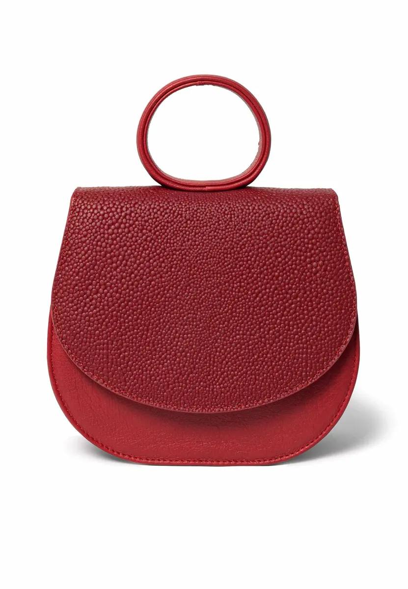 

Сумка через плечо GRETCHEN "Ebony Mini Loop Bag", из итальянской телячьей кожи, красный