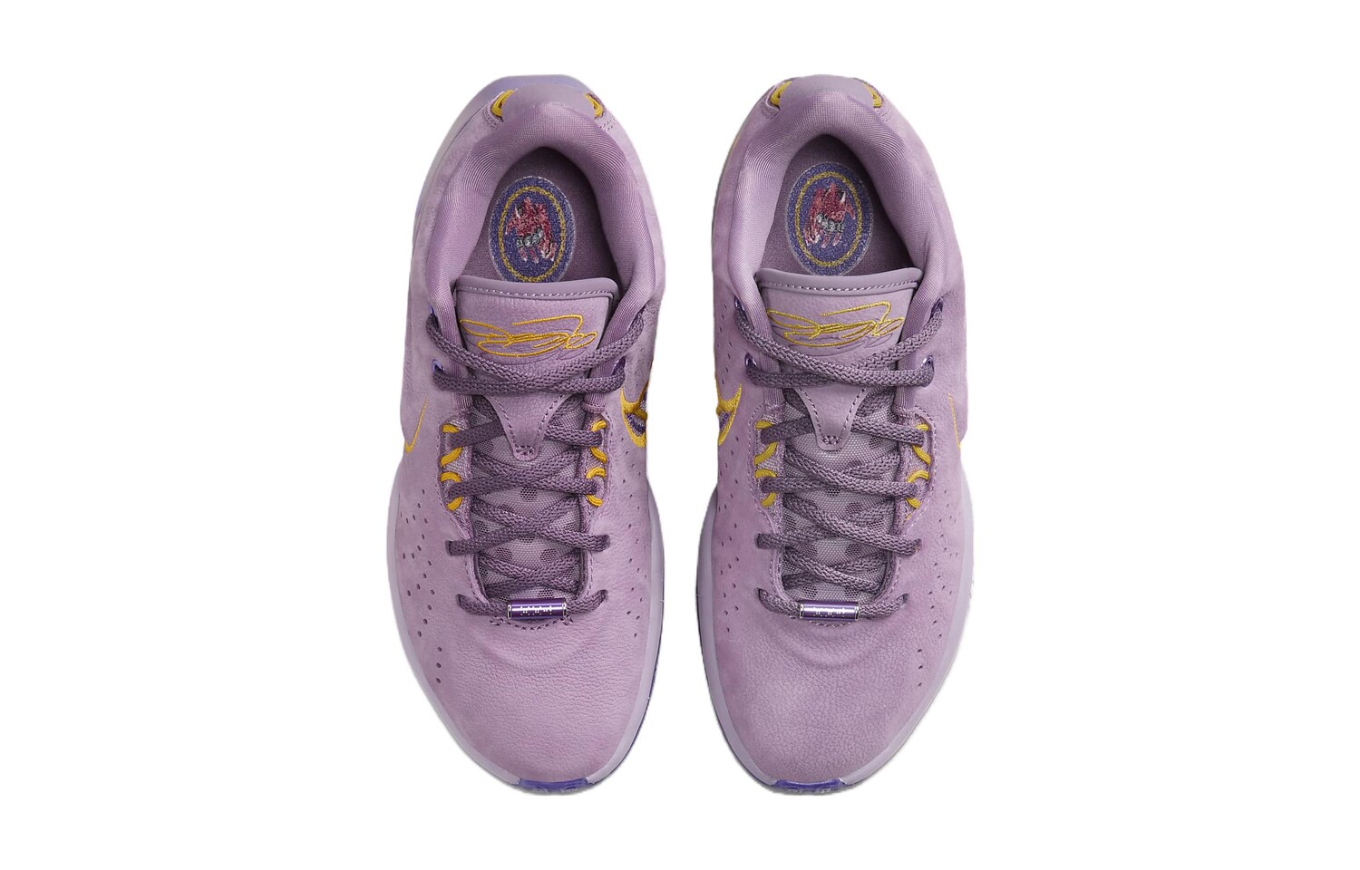 Nike Lebron 21 Kids Баскетбольные кроссовки для детей, Пурпурная пыль / Пурпурная Персия / Университетское золото — фото 4