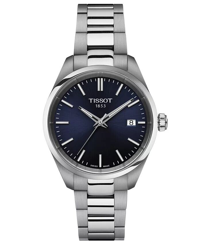 

Часы унисекс Swiss PR 100 с браслетом из нержавеющей стали 34 мм Tissot