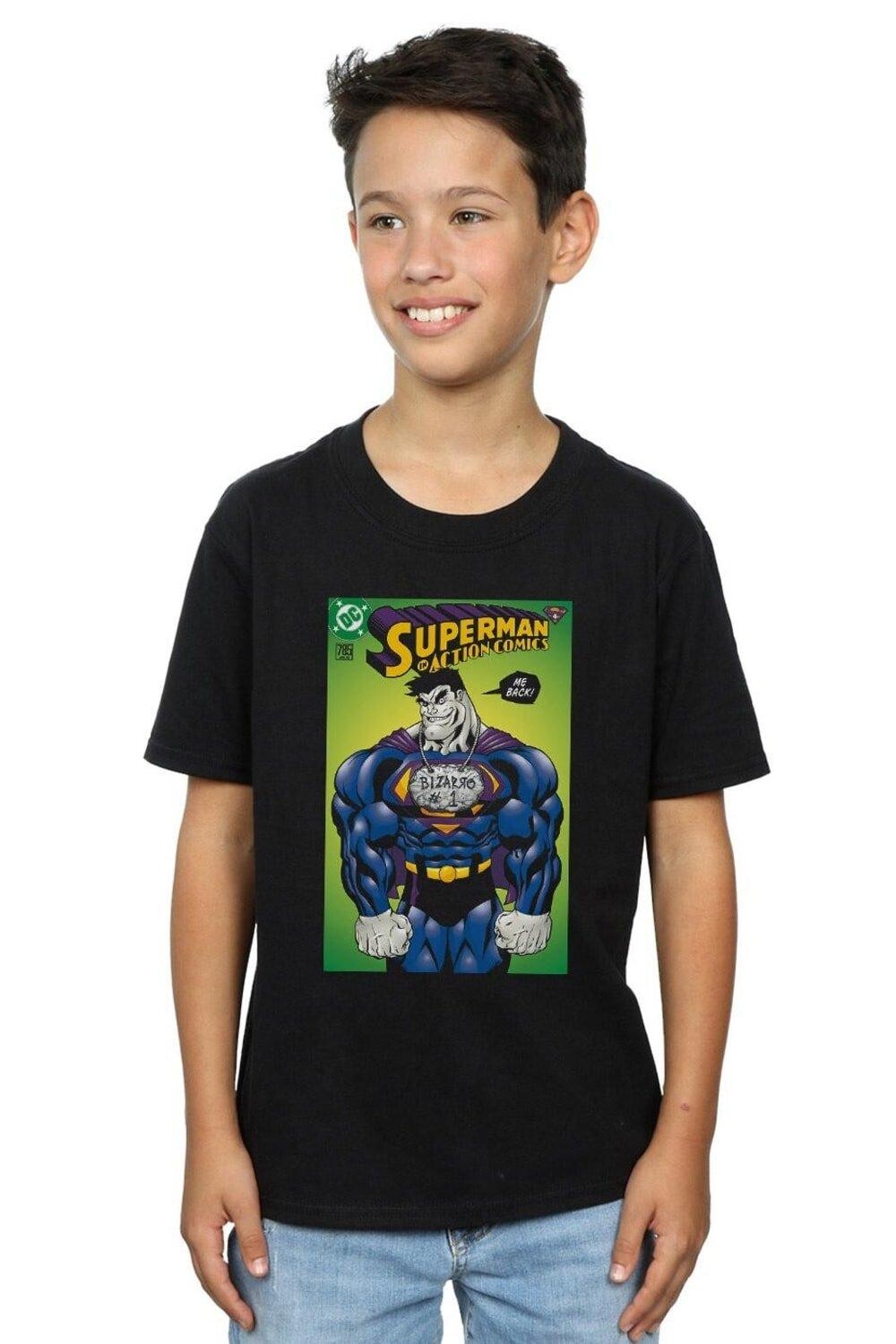 

Футболка с обложкой Superman Bizarro Action Comics 785 DC Comics, черный