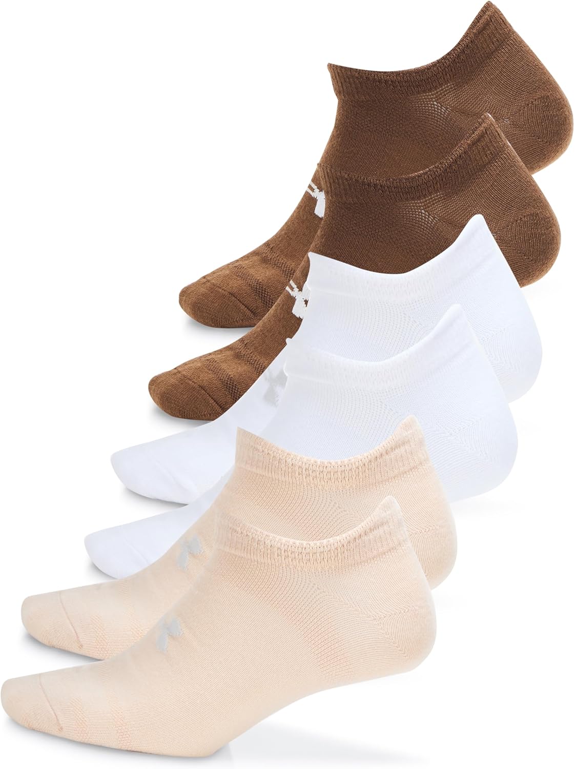 

Носки-невидимки унисекс для взрослых Under Armour Essential (6 пар), (239) Elite Beige/Elite Beige/Halo Gray