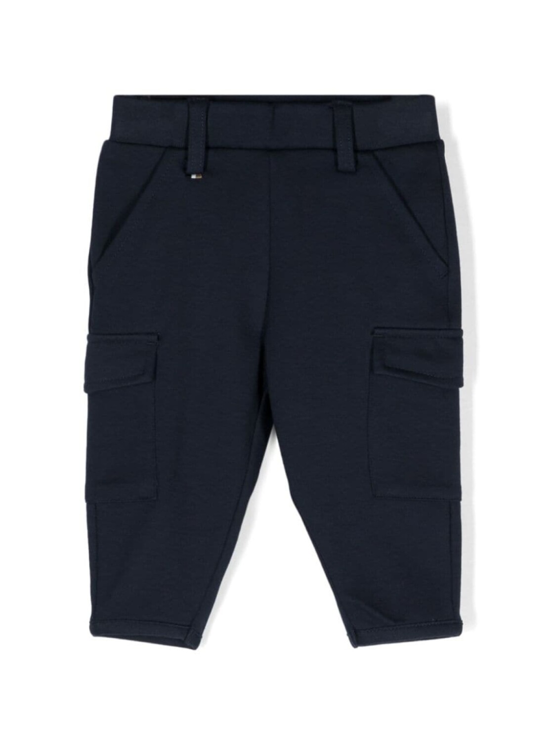 

BOSS Kidswear зауженные брюки карго, синий