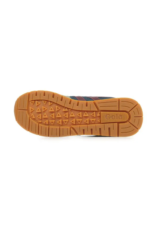 Низкие кроссовки daytona chute Gola, Navy Rhino Burgundy — фото 4