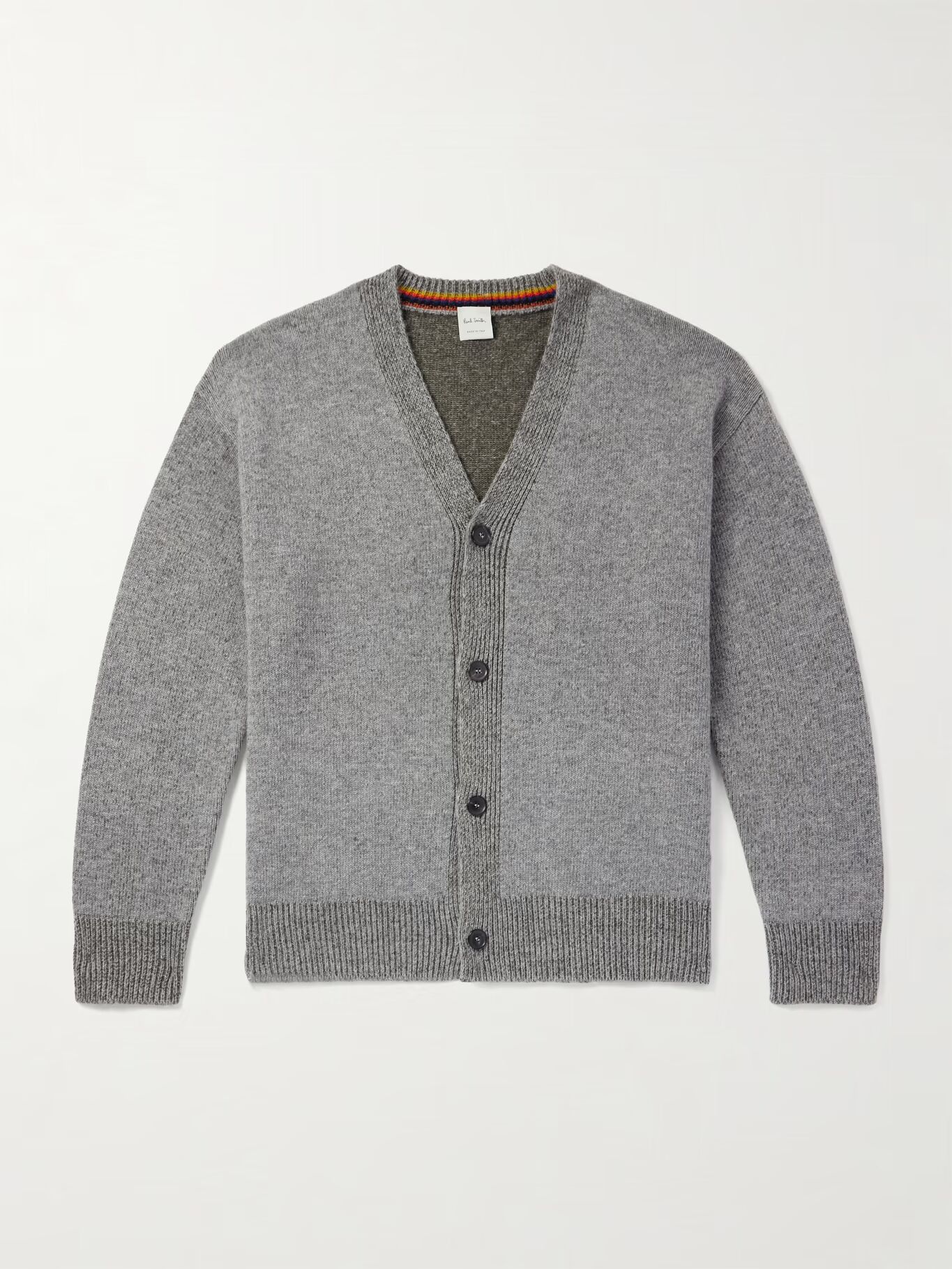 

Шерстяной кардиган PAUL SMITH, серый