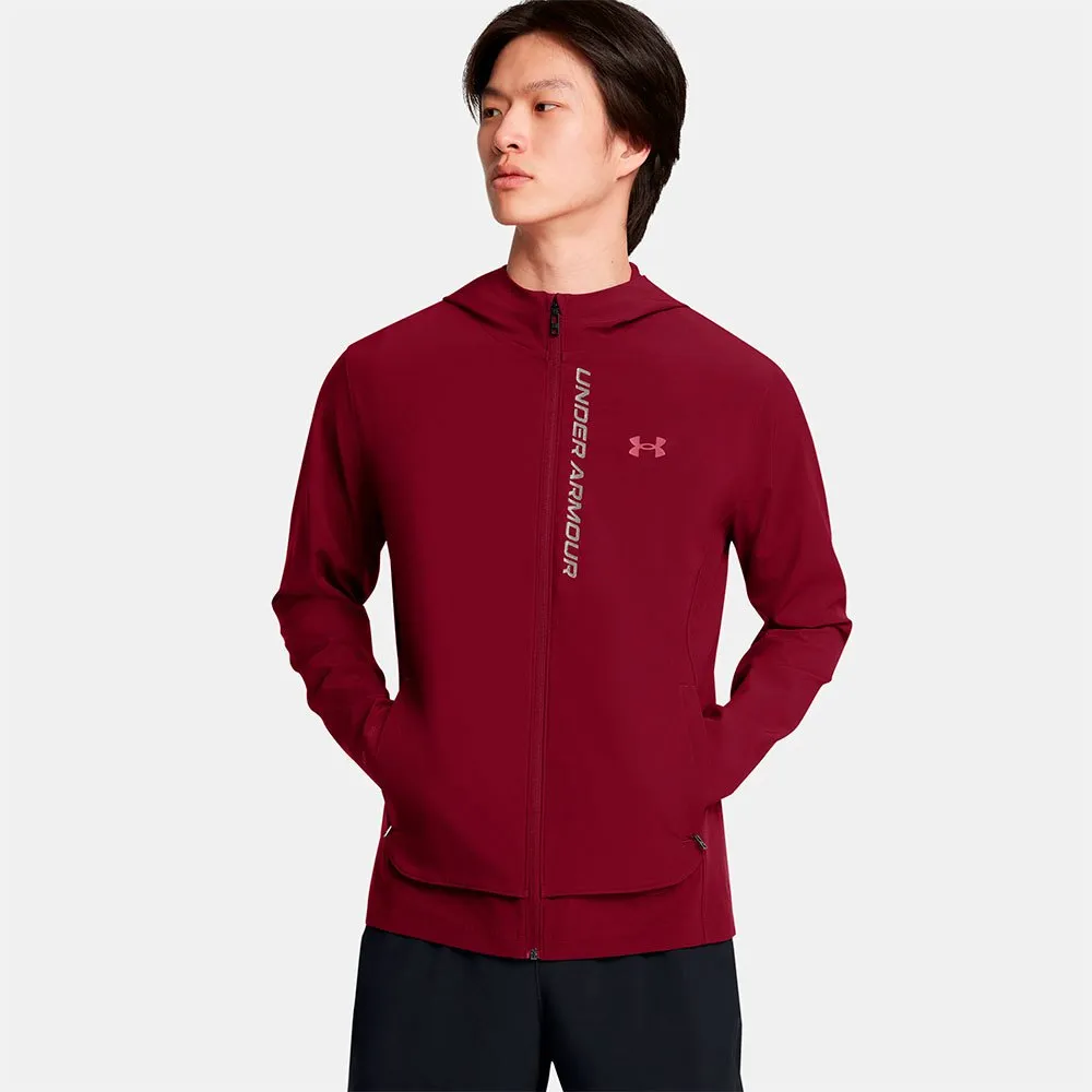 

Куртка Under Armour OutRun The Storm Shell, красный