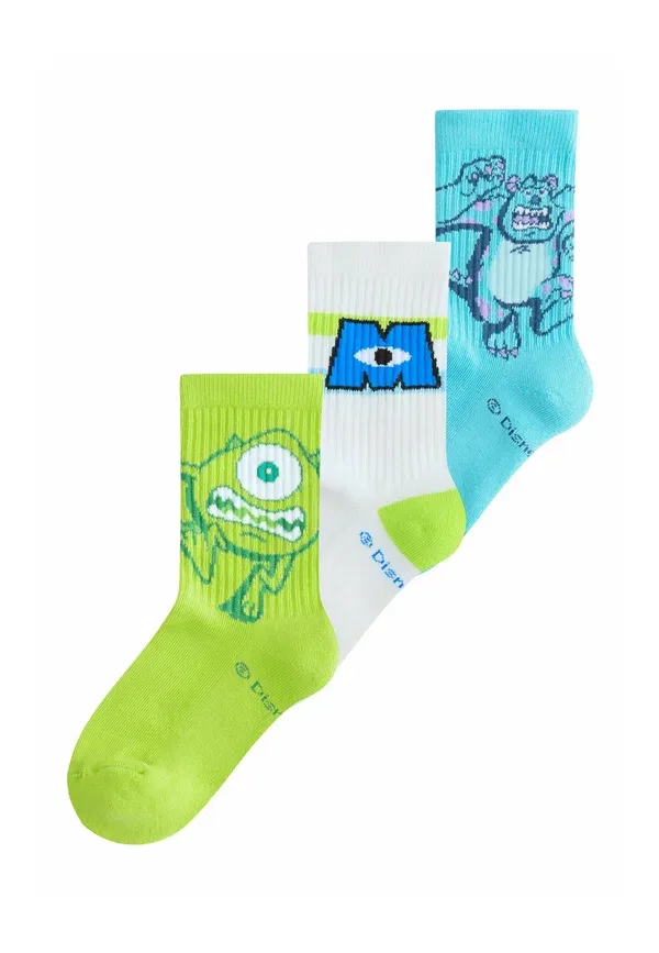 Носки Next, 3 pack, monsters inc, цвет мультяшный