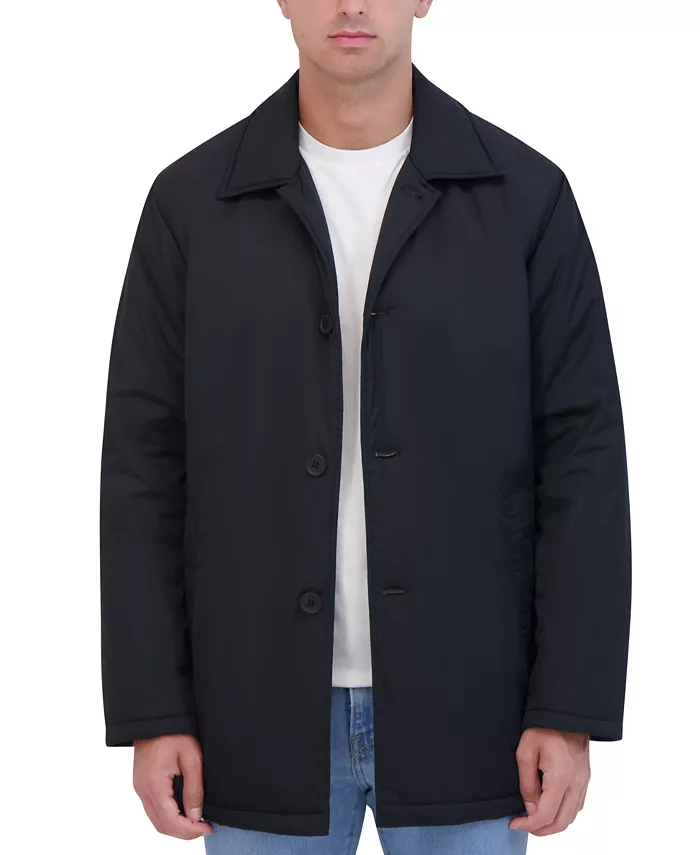 

Мужское легкое пальто с минимальной подкладкой Car Coat Robert Graham, черный