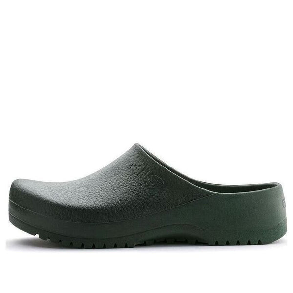 

Тапочки super-birki polyurethane sandals 'dark green' Birkenstock, зеленый