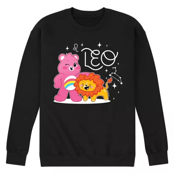 

Мужская флисовая толстовка Care Bears Leo Licensed Character, черный