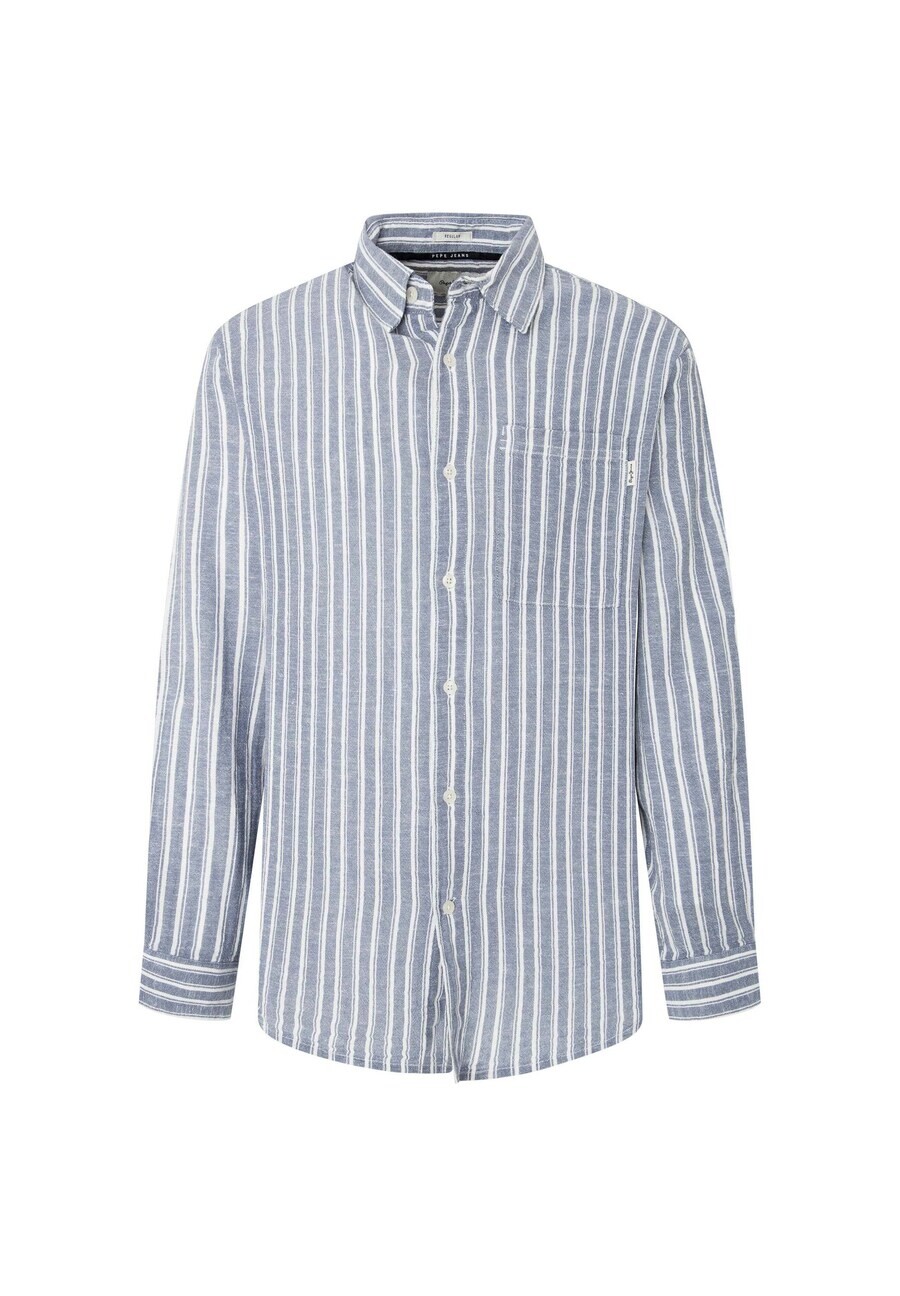 

Повседневная рубашка Pepe Jeans Regular fit Button Up Shirt, синий