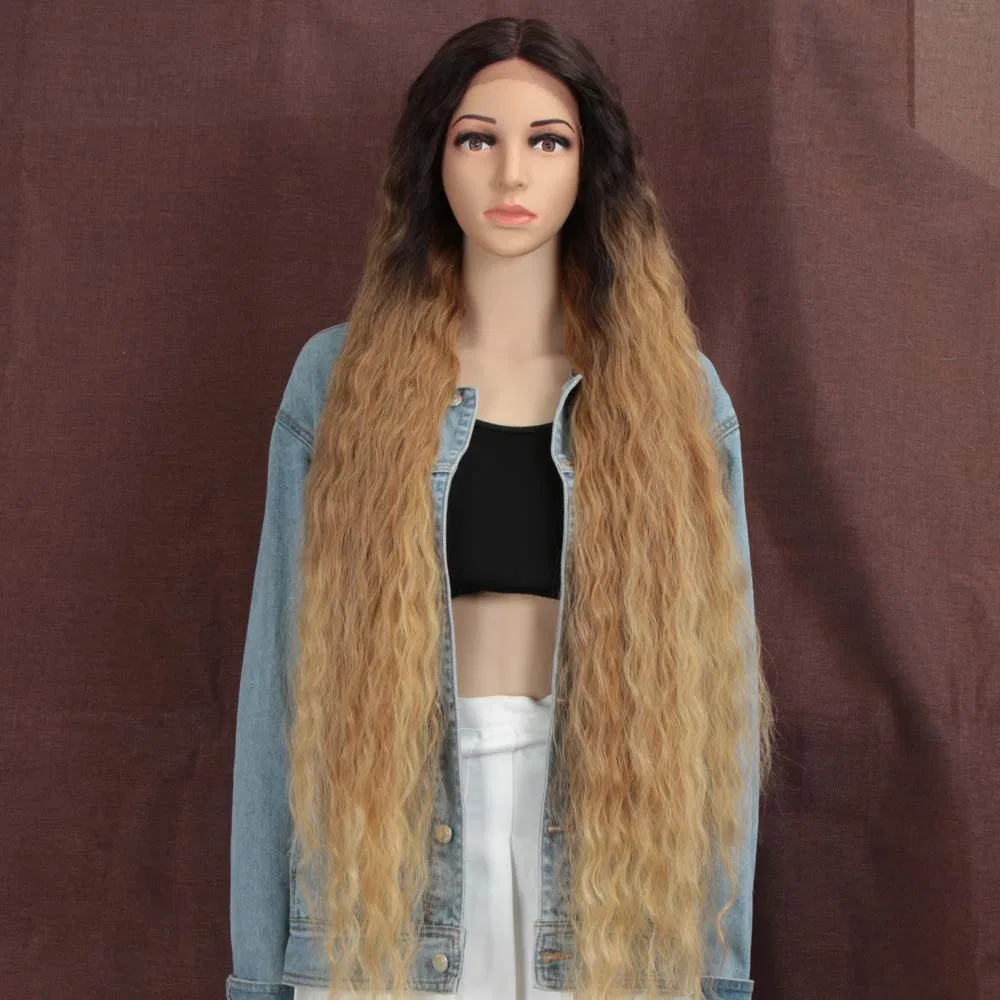 Длинный волнистый синтетический парик «Lace Front Wigs» 100 см от Style Icon Style Icon