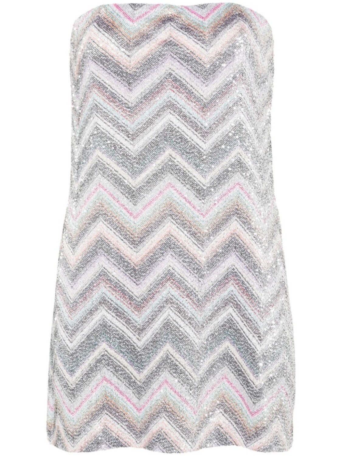 

Missoni платье мини без бретелей, синий