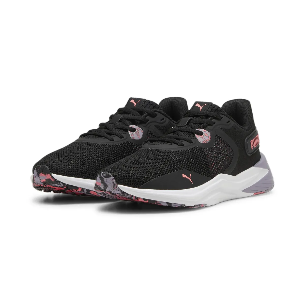 

Кроссовки PUMA "DISPERSE XT 3 WN'S HYPERNATURAL", цвет Puma Black-Sunset Glow-Pale Plum