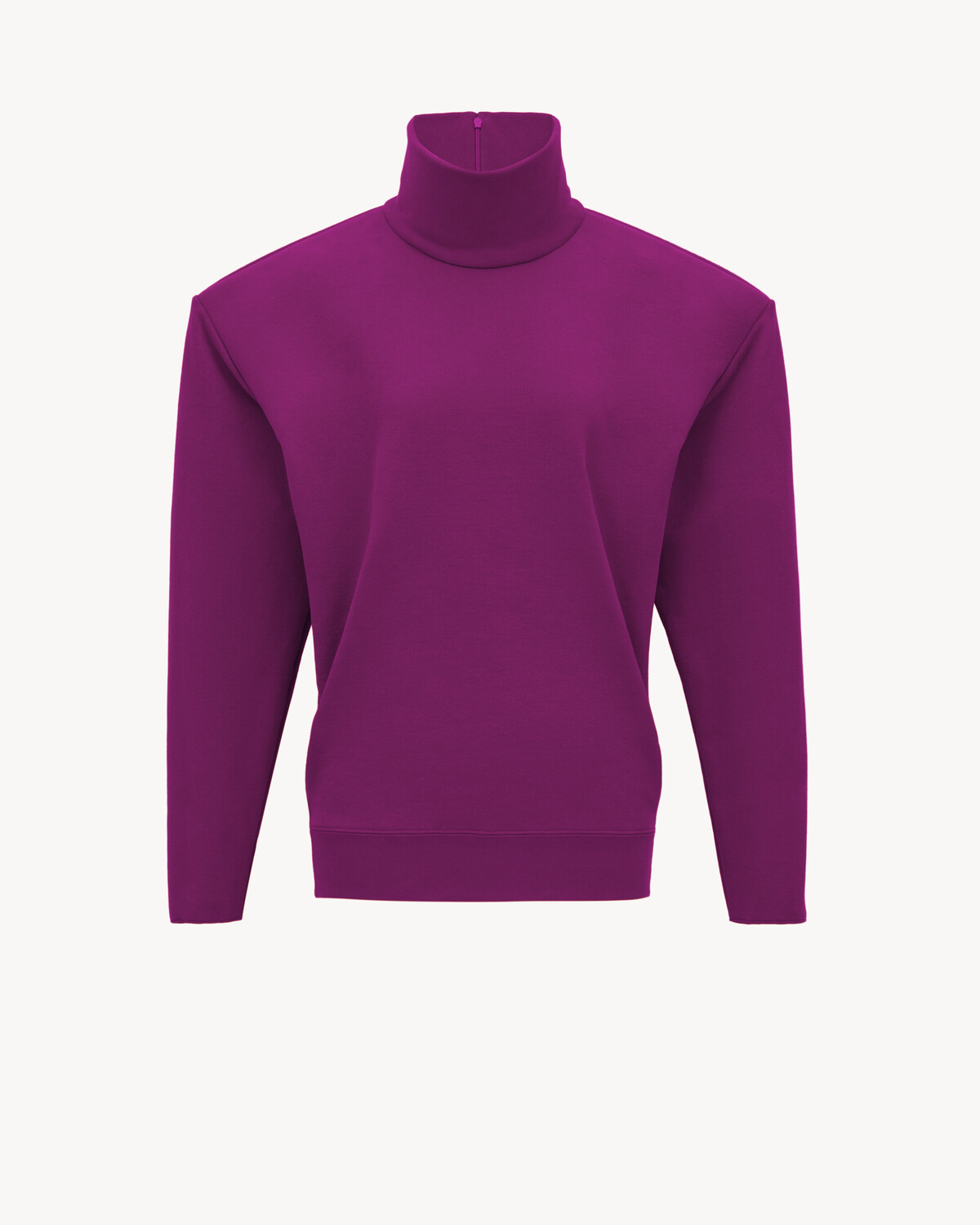 

Свитшот свободного кроя Saint Laurent, фиолетовый