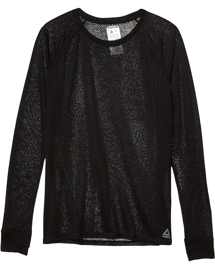 

Футболка с длинным рукавом Reebok One Series Burnout Long Sleeve Tee, черный