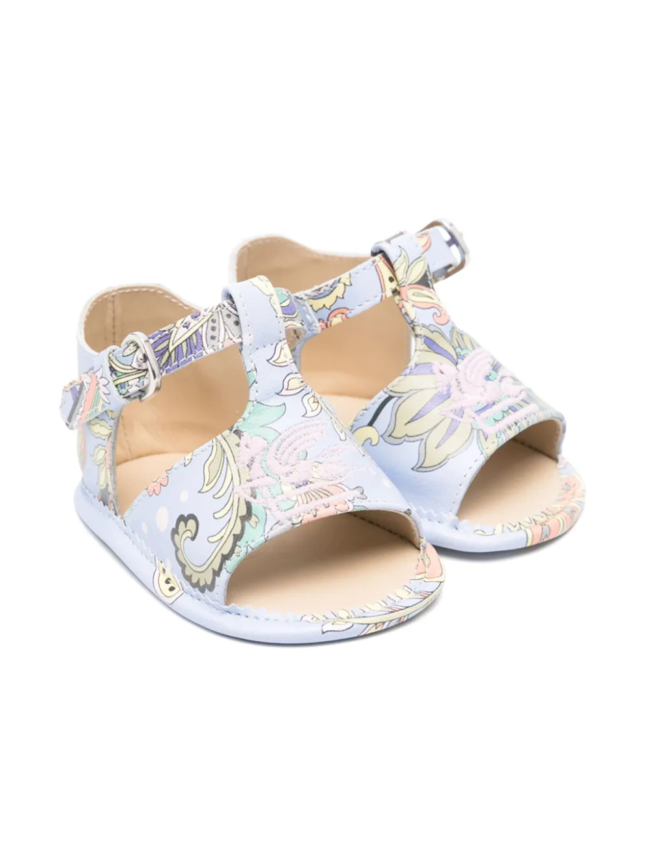 

ETRO KIDS сандалии с принтом пейсли, синий