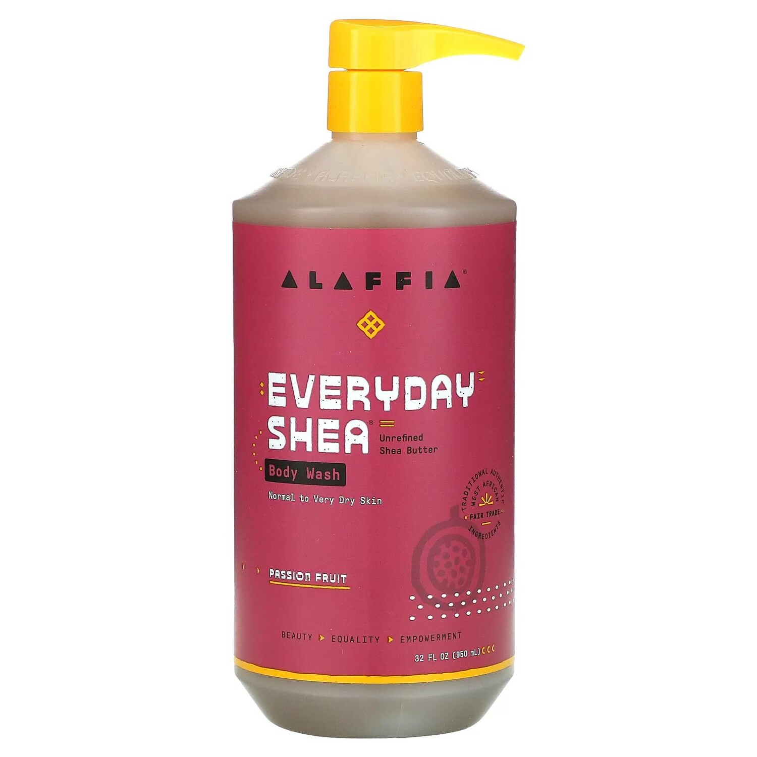 

Everyday Shea Увлажняющий очищающий гель для тела Маракуйя 32 унции (950 мл)
