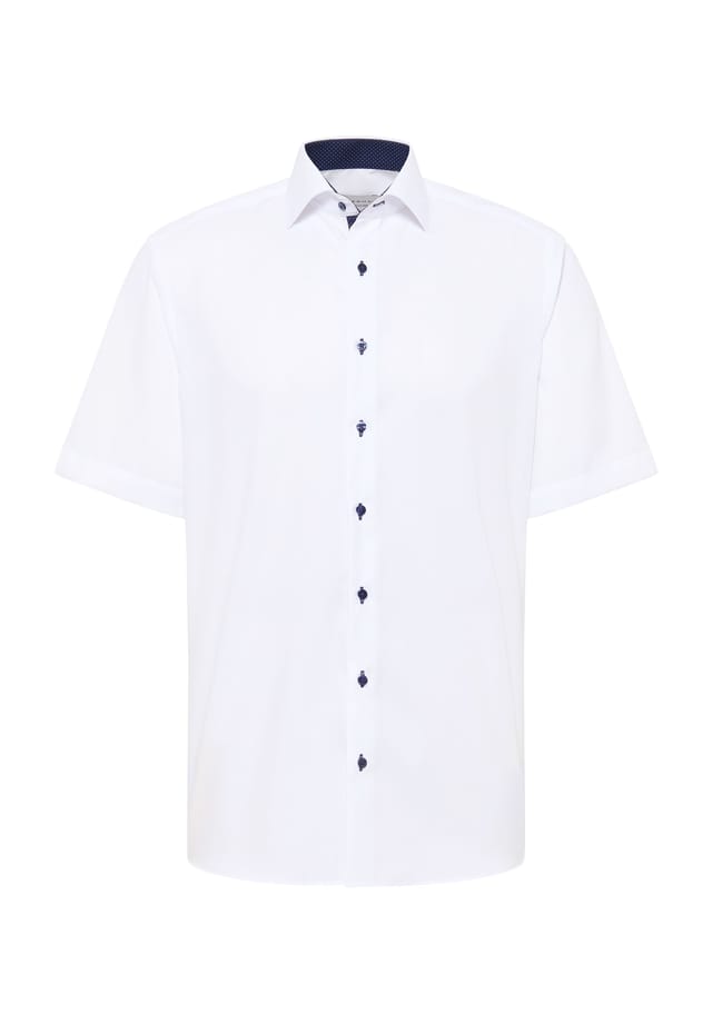 

Рубашка Pinpoint Oxford современный крой Eterna, белый