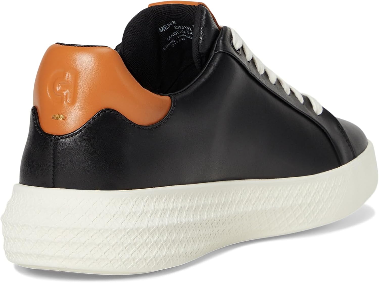 Мужские кроссовки Cole Haan Grand Hurrion Cup с шнуровкой до носка, слоновая кость/черный — фото 3