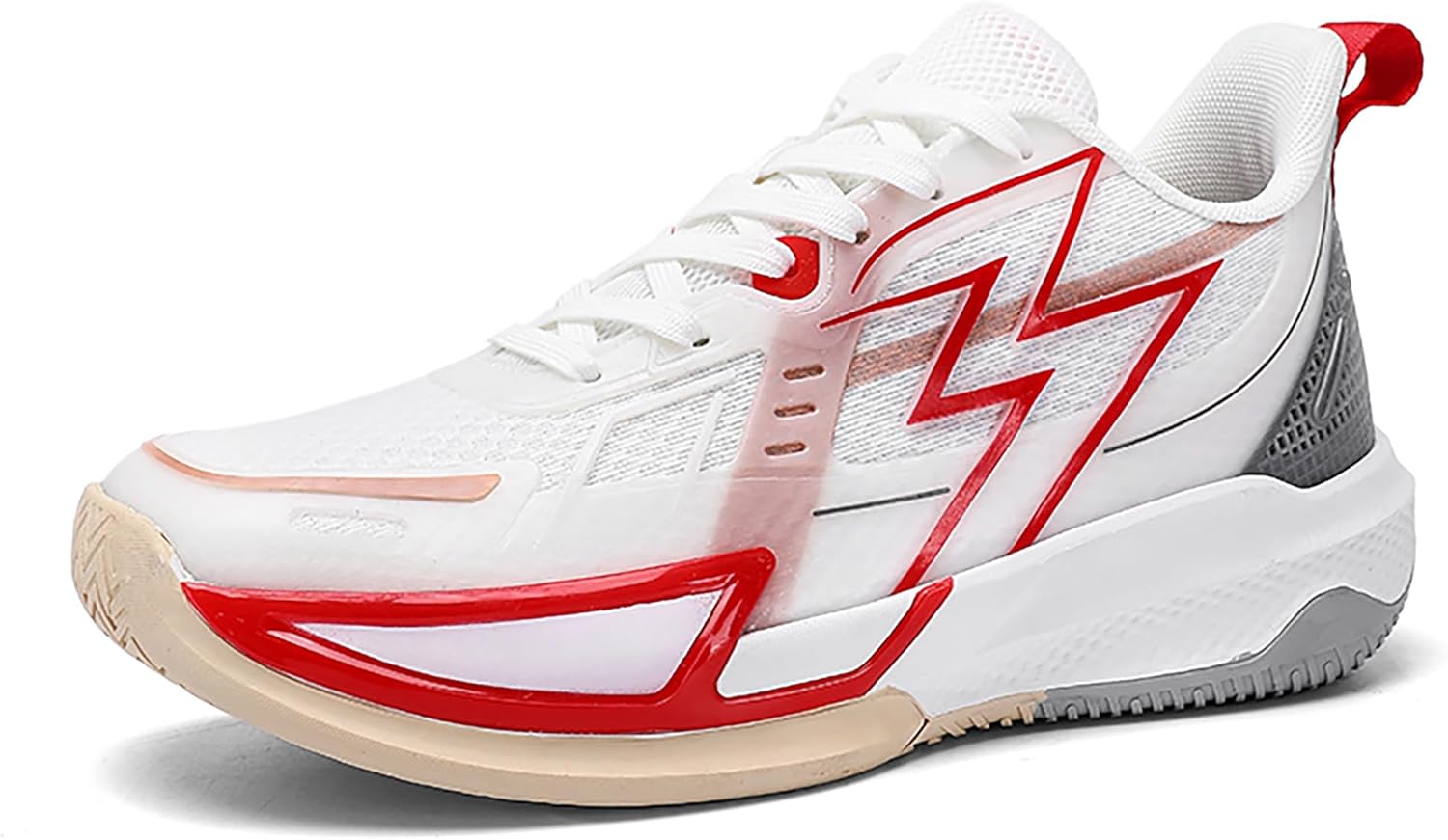 

Кроссовки для баскетбола CJSPORX для мужчин и женщин, дышащие, противоскользящие, для улицы, модные, красный