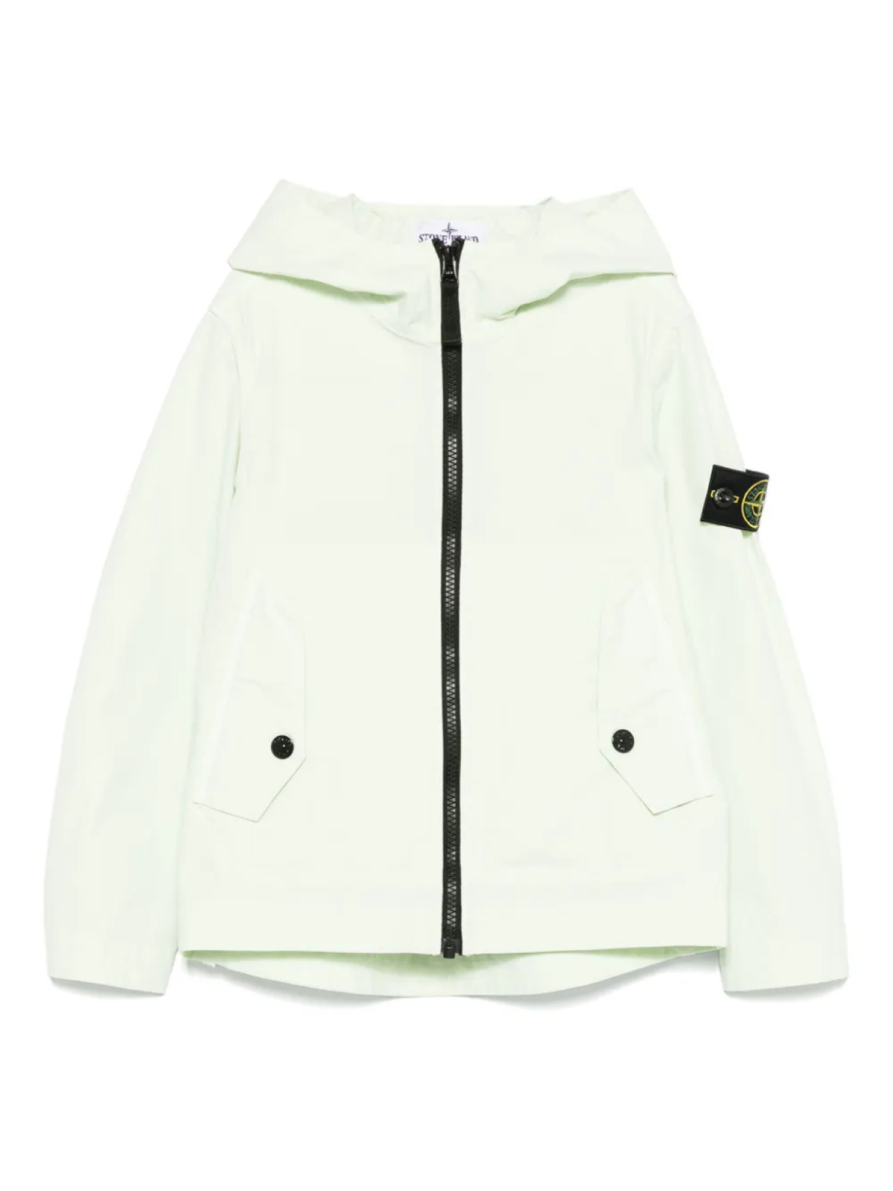 

Куртка с значком компаса Stone Island Junior, зеленый
