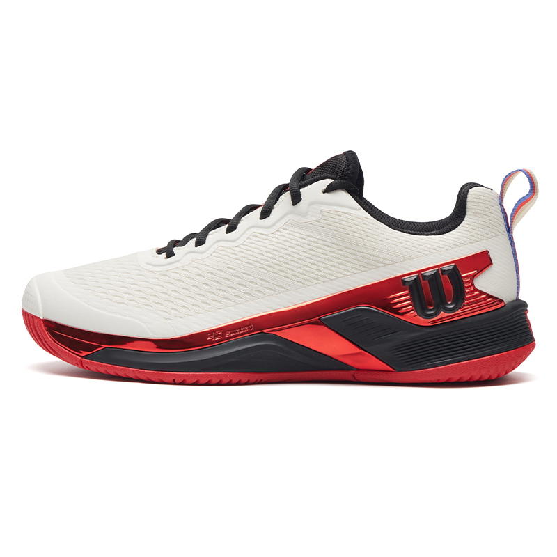 

Wilson RUSH PRO 4.5 с усиленной поддержкой мужские профессиональные теннисные туфли низкие черные/обсидианово-белые, цвет Black/Obsidian White