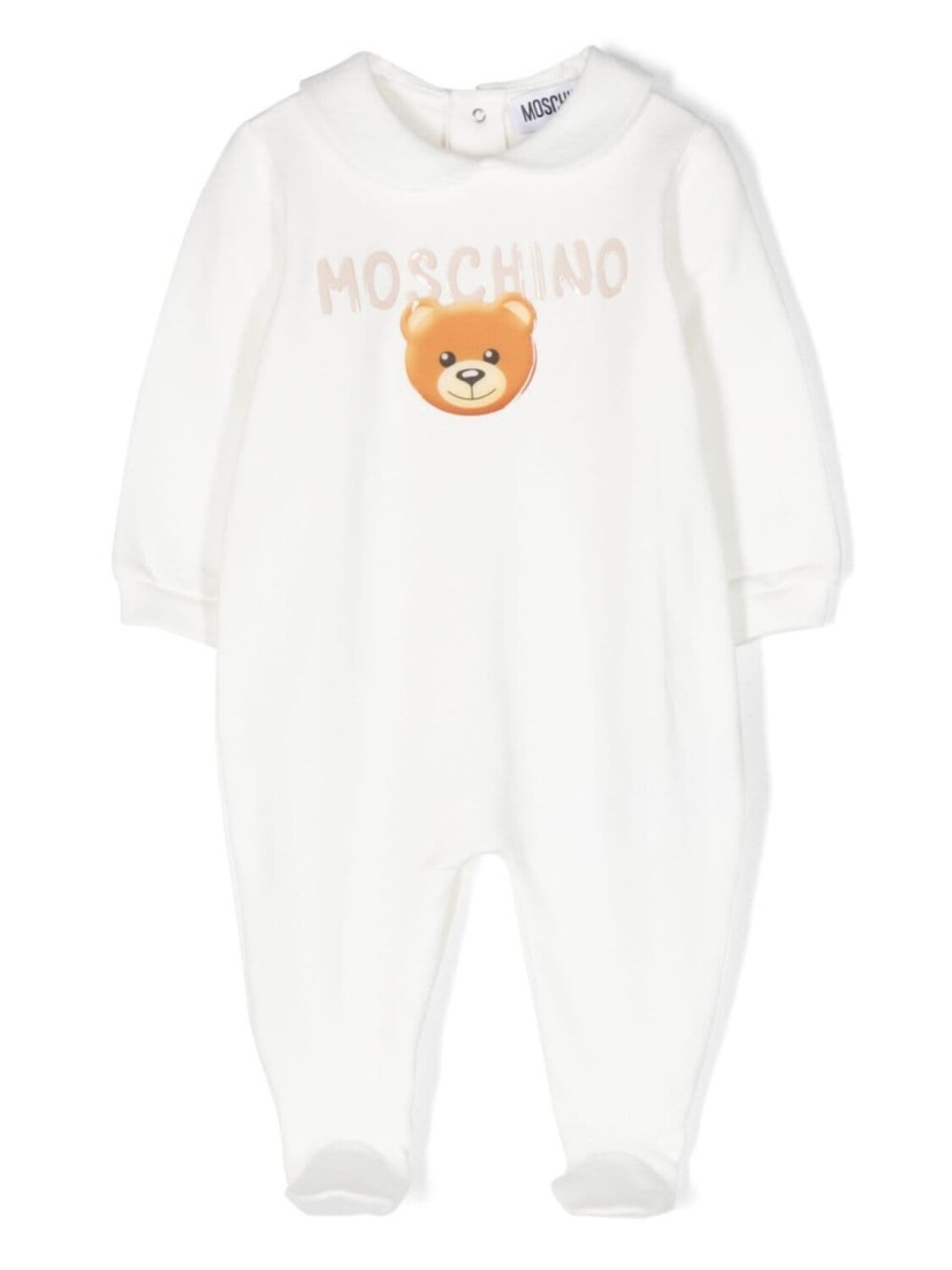 

Moschino Kids пижама с тисненым логотипом, белый
