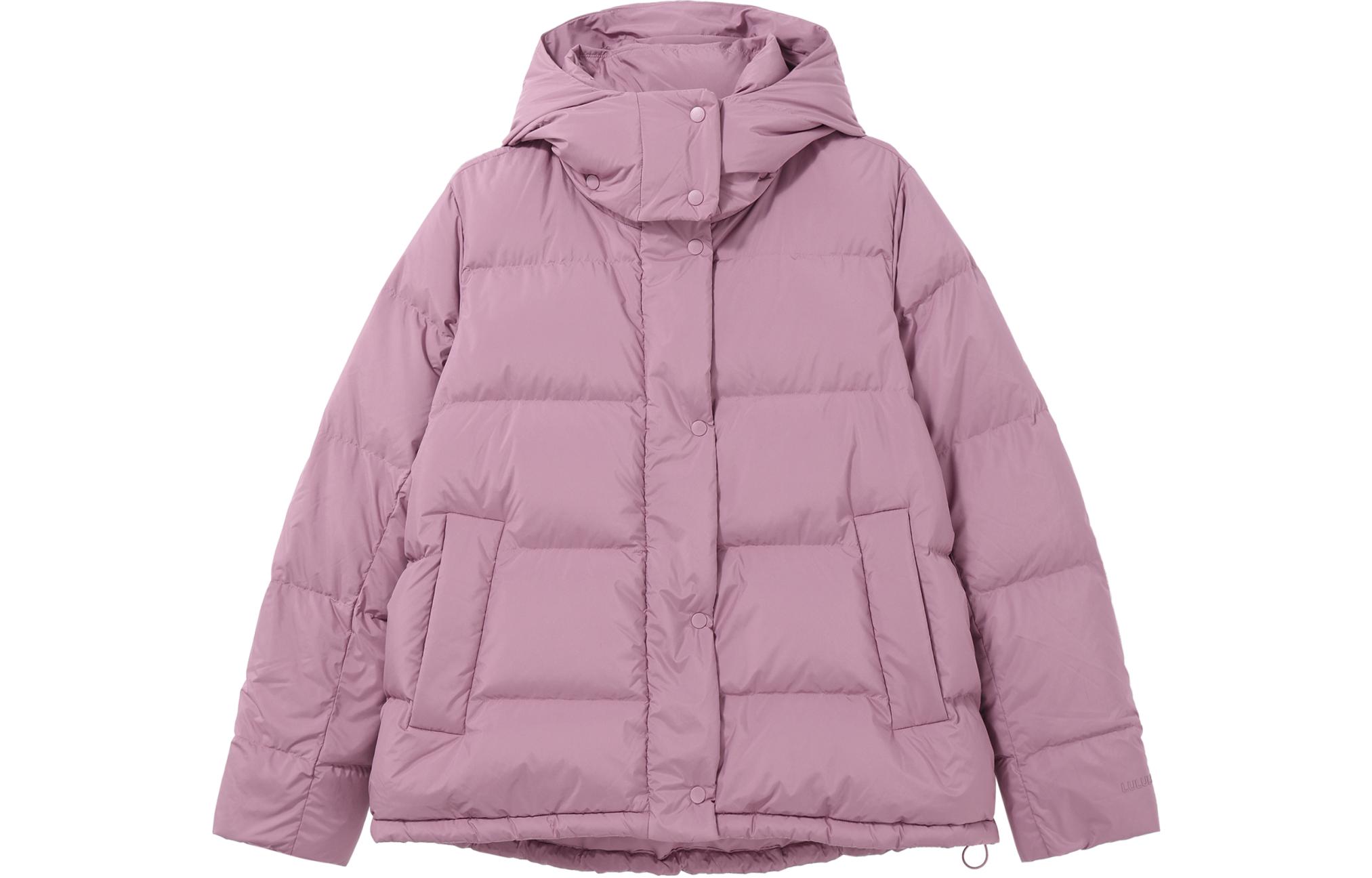 

Женский зимний пуховый жакет Wunder Puff Series Lululemon, velvet розовый/vlvd