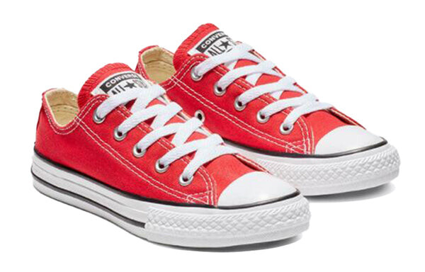Кроссовки chuck taylor all star low top red Converse, красный — фото 3