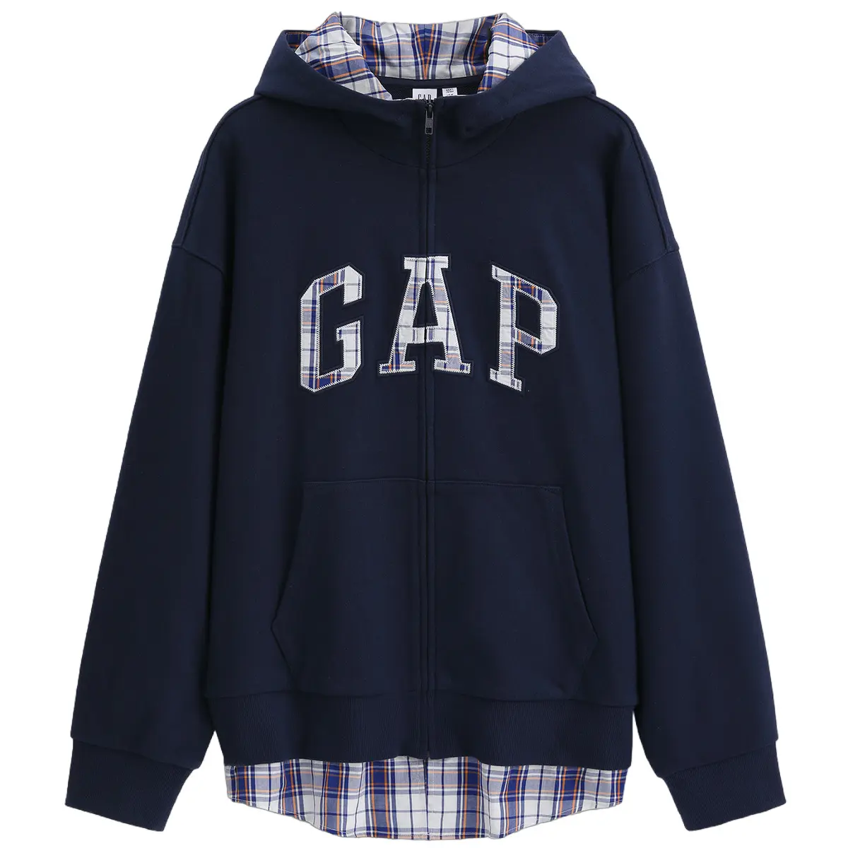 

Толстовка Unisex Hooded Moderate Mock Two Piece GAP, marine синий