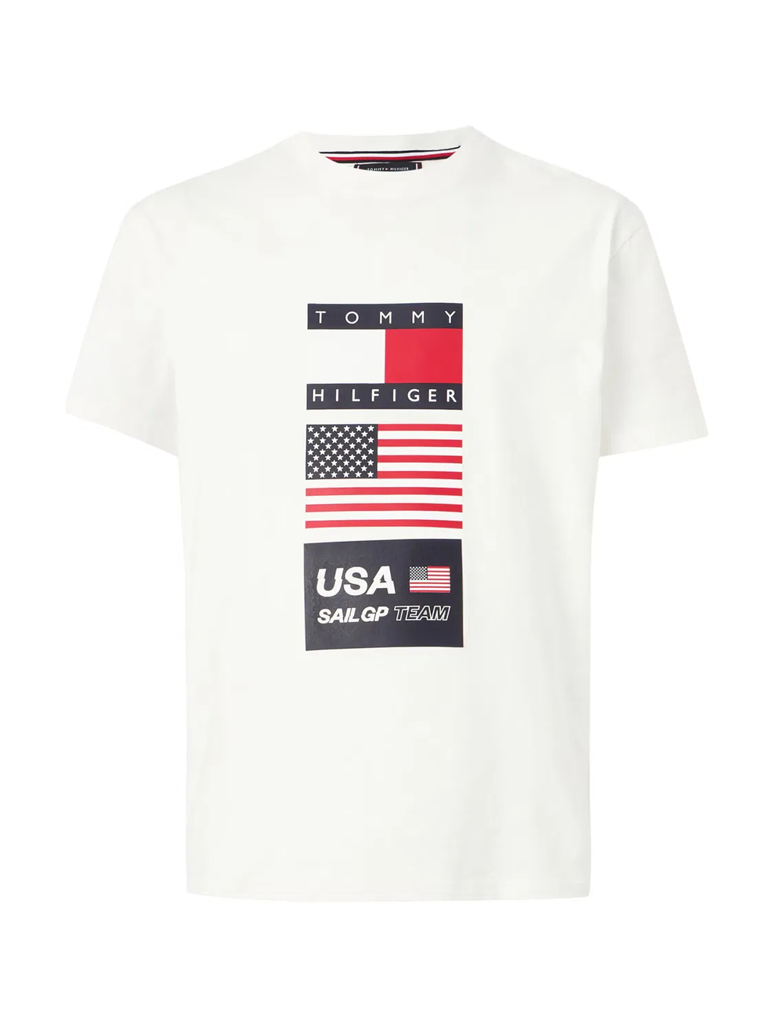 Футболка 'SAILGP' Tommy Hilfiger, White/Wool White