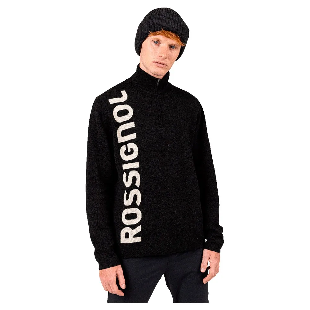 

Свитер Rossignol Signature half zip, черный