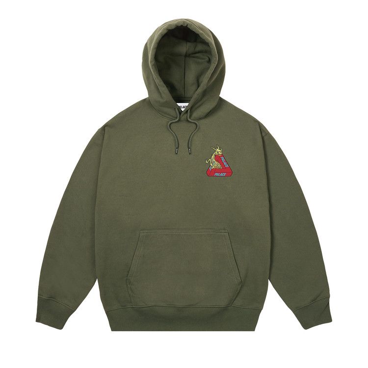 

Толстовка Palace Dragon Bones Tri Hood, The Deep Green