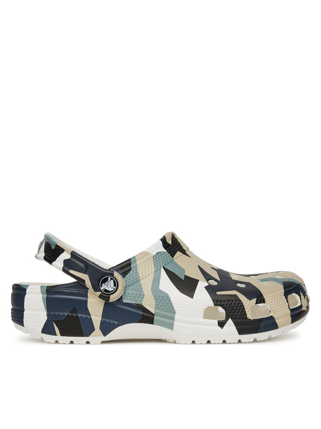 Мюли Geo Camo Clog 211009 Crocs, белый