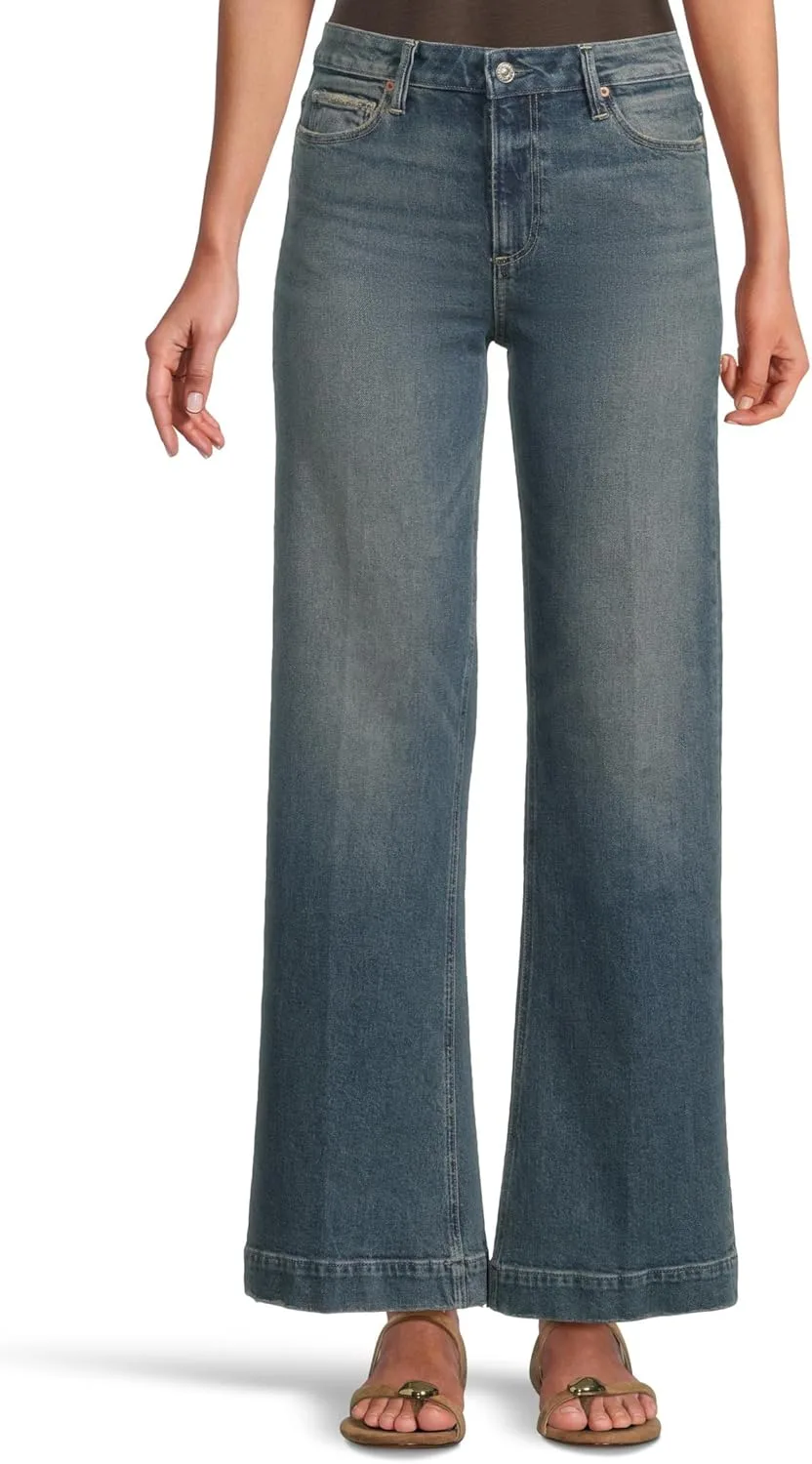 

PAIGE Women's Leenah 32" джинсы с поясными шлевками в цвете Stones