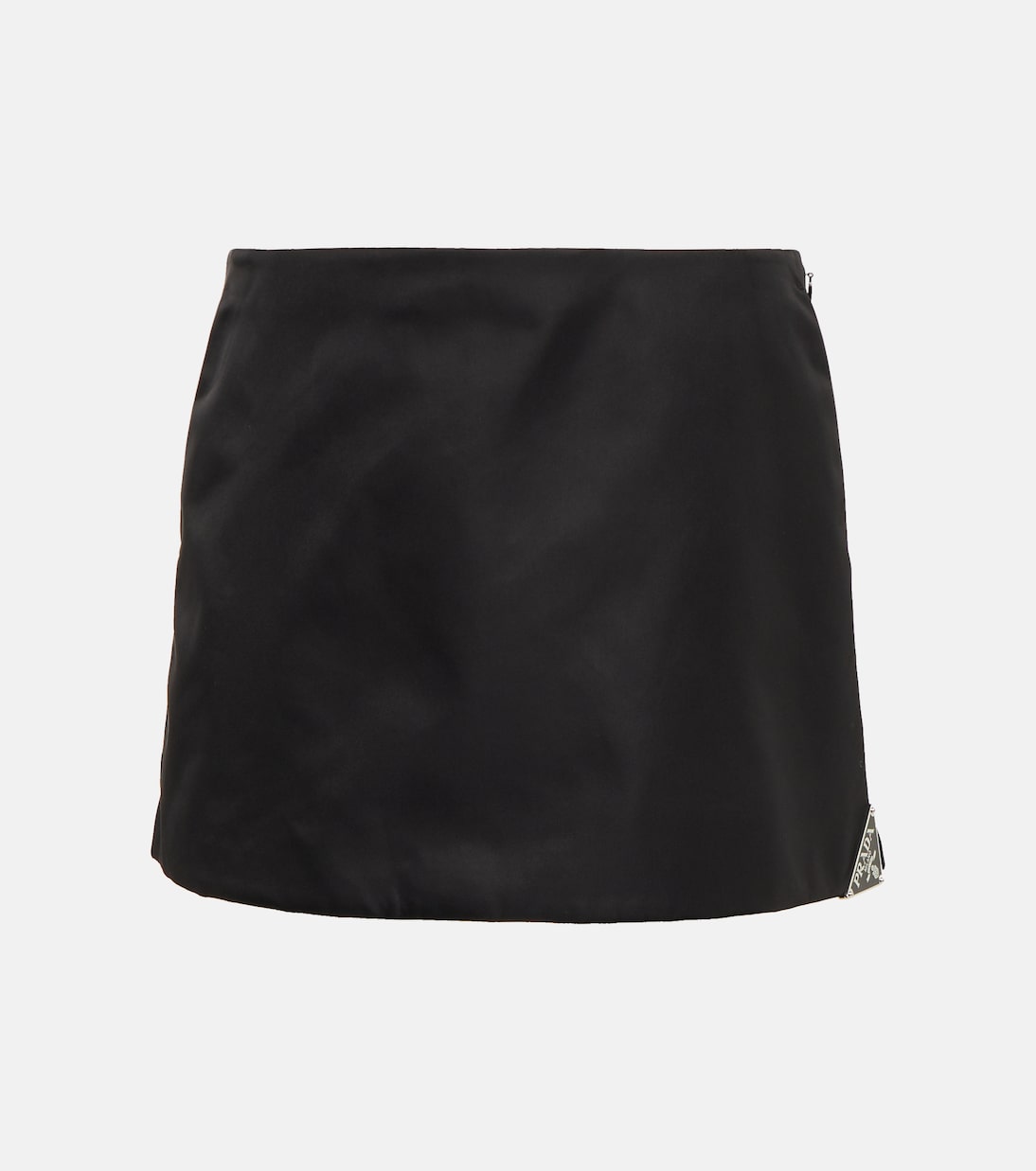 

Мини-юбка из Re-Nylon Prada, черный