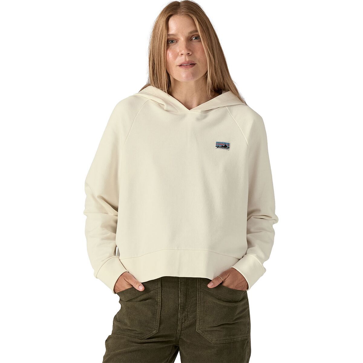 

Экологичный худи из органического хлопка Patagonia, белый