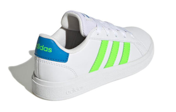 Кроссовки (GS) Adidas Grand Court 2.0 Lifestyle Tennis Shoes 'White Solar Green', белый — фото 4