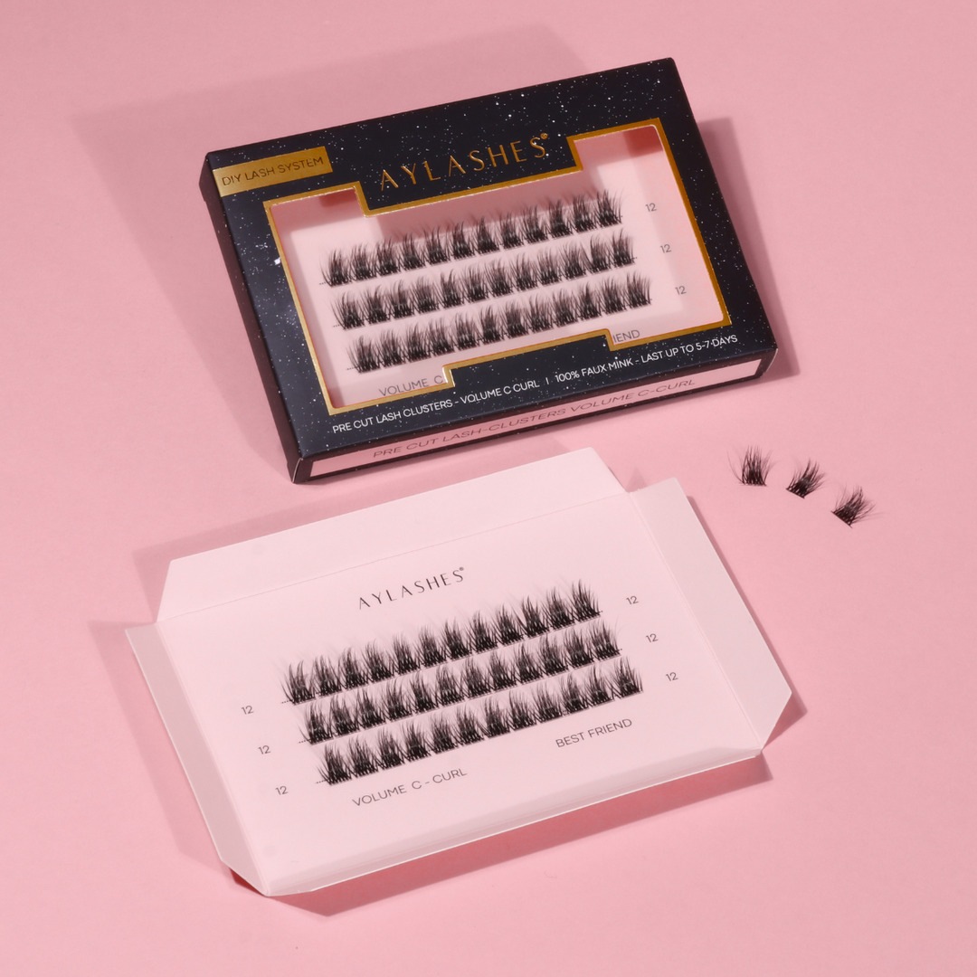 Искусственные ресницы pre cut wimpern bundle Aylashes, best friend bundle - short (8mm 10mm 12mm 14mm), количество 1 шт. — фото 3