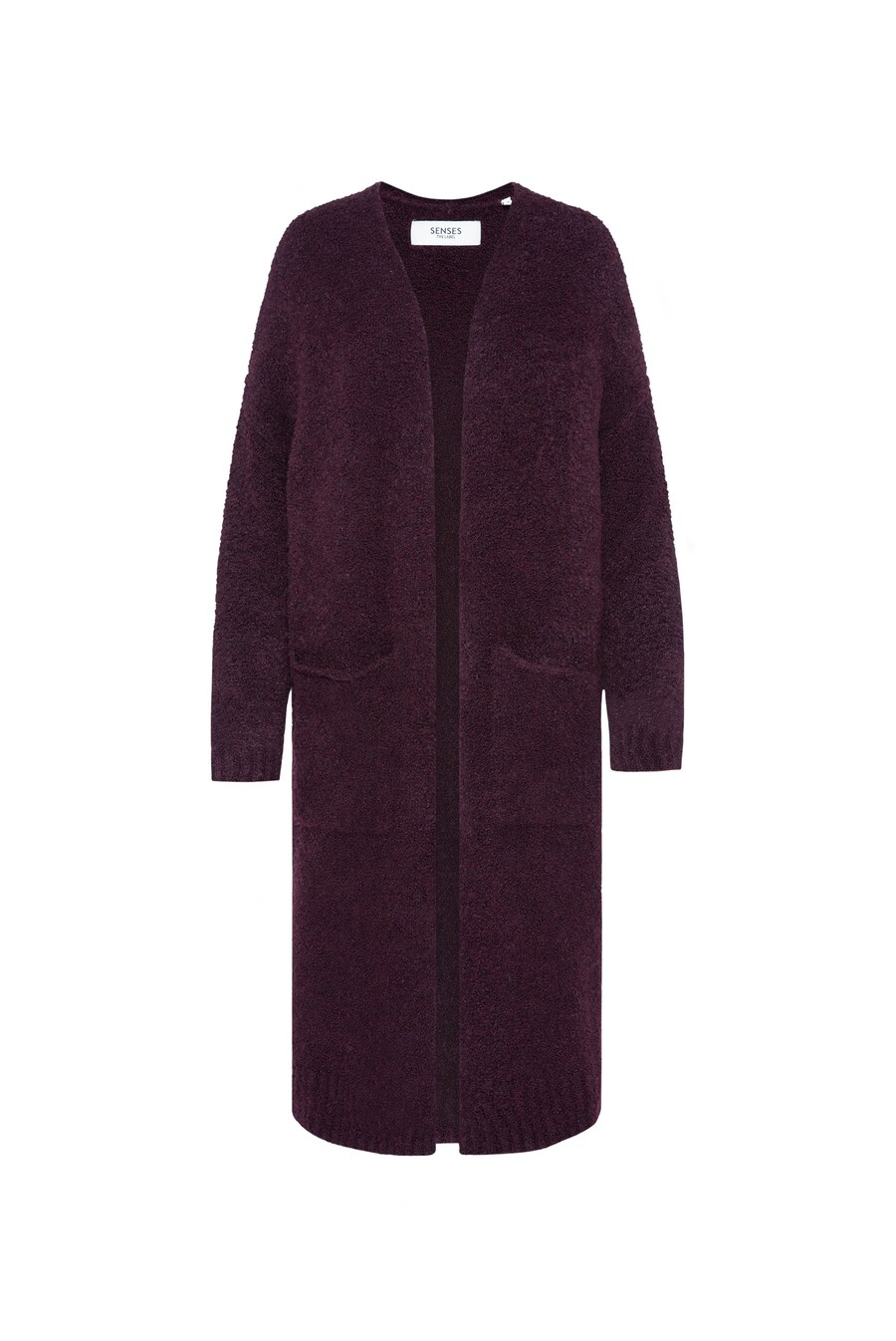 

Вязаный кардиган SENSES.THE LABEL, темно-красный