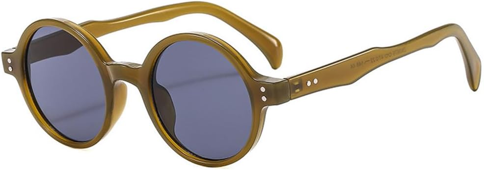 

Круглые панк-солнцезащитные очки для женщин и мужчин с защитой от УФ-излучения UV400, предназначенные для занятий спортом на открытом воздухе, бега и езды на велосипеде UYPTK, Green