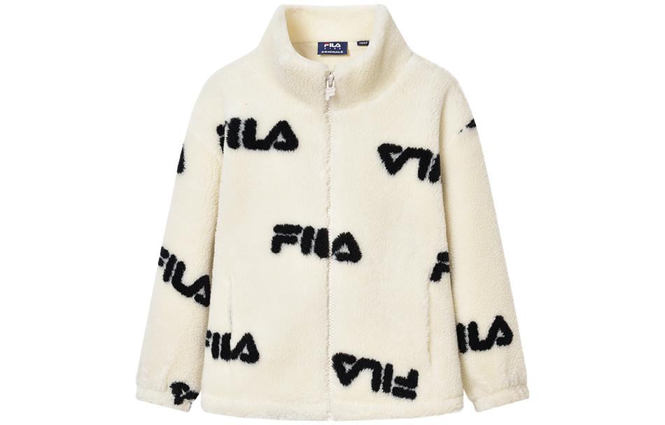 

Велюровое пальто с принтом по всей поверхности для детей FILA KIDS, All Over Print