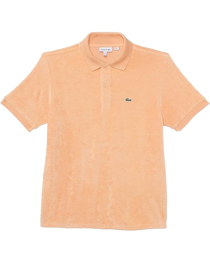 

Поло Lacoste Kids Short Sleeve Bouclette Polo Shirt, цвет Cina